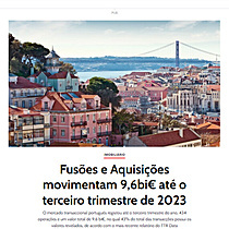 Fuses e Aquisies movimentam 9,6bi at o terceiro trimestre de 2023